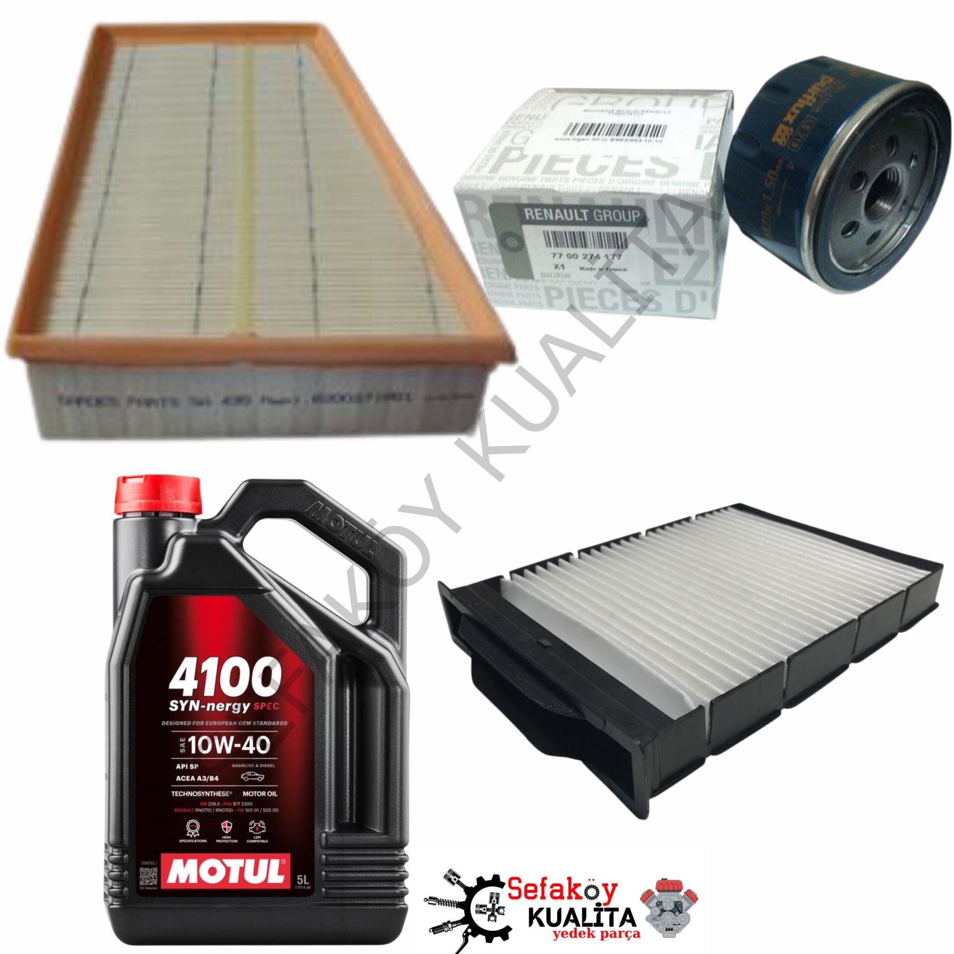 Megane 2 Yağ Bakım Seti 1.4-1.6-2.0 16V K4J-K4M- F4R(2003-2010)