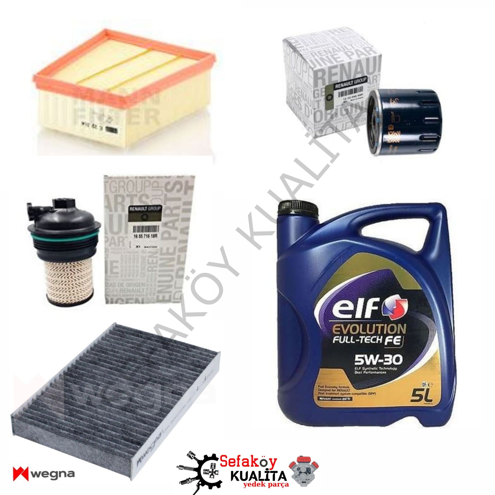 Megane 4 Dizel Yağ Bakım Seti