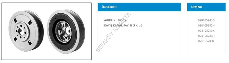 KRANK KASNAĞI 5 KANAL - 145707