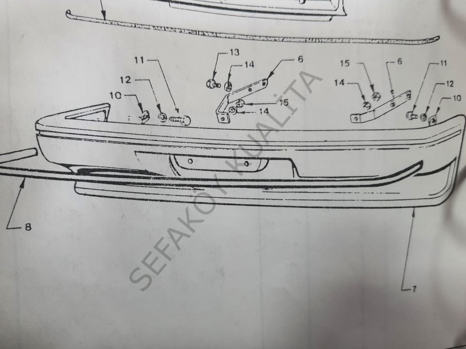 TAUNUS  GT  GTS - P100    ÖN TAMPON