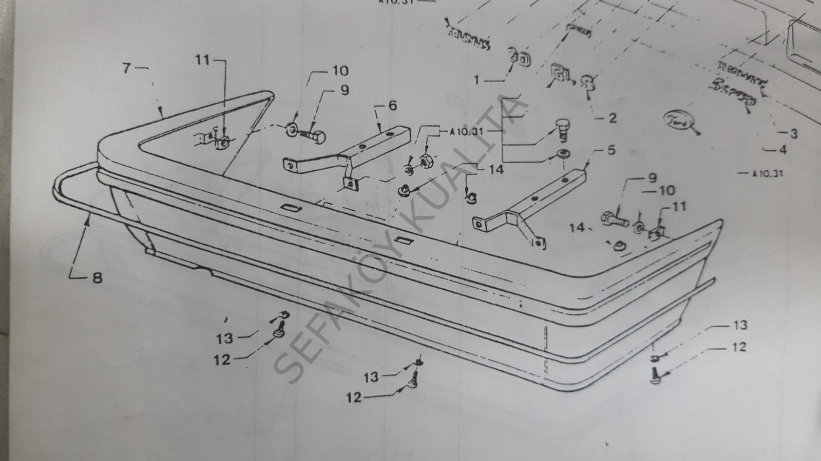 TAUNUS 2,0 ARKA TAMPON