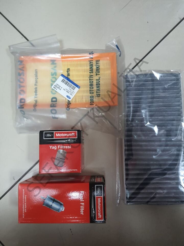 FORD CONNECT  2003-2013  90PS-110PS  YAĞ BAKIM FİLİTRE TAKIMI(HAVA,YAĞ,POLEN,MAZOT FİLİTRE)
