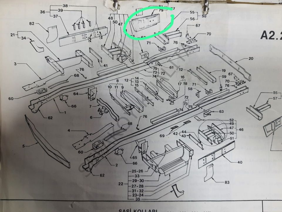 TRANSİT 2,4 2,5 ARKA KÖŞE ETEK SACI İÇ SOL