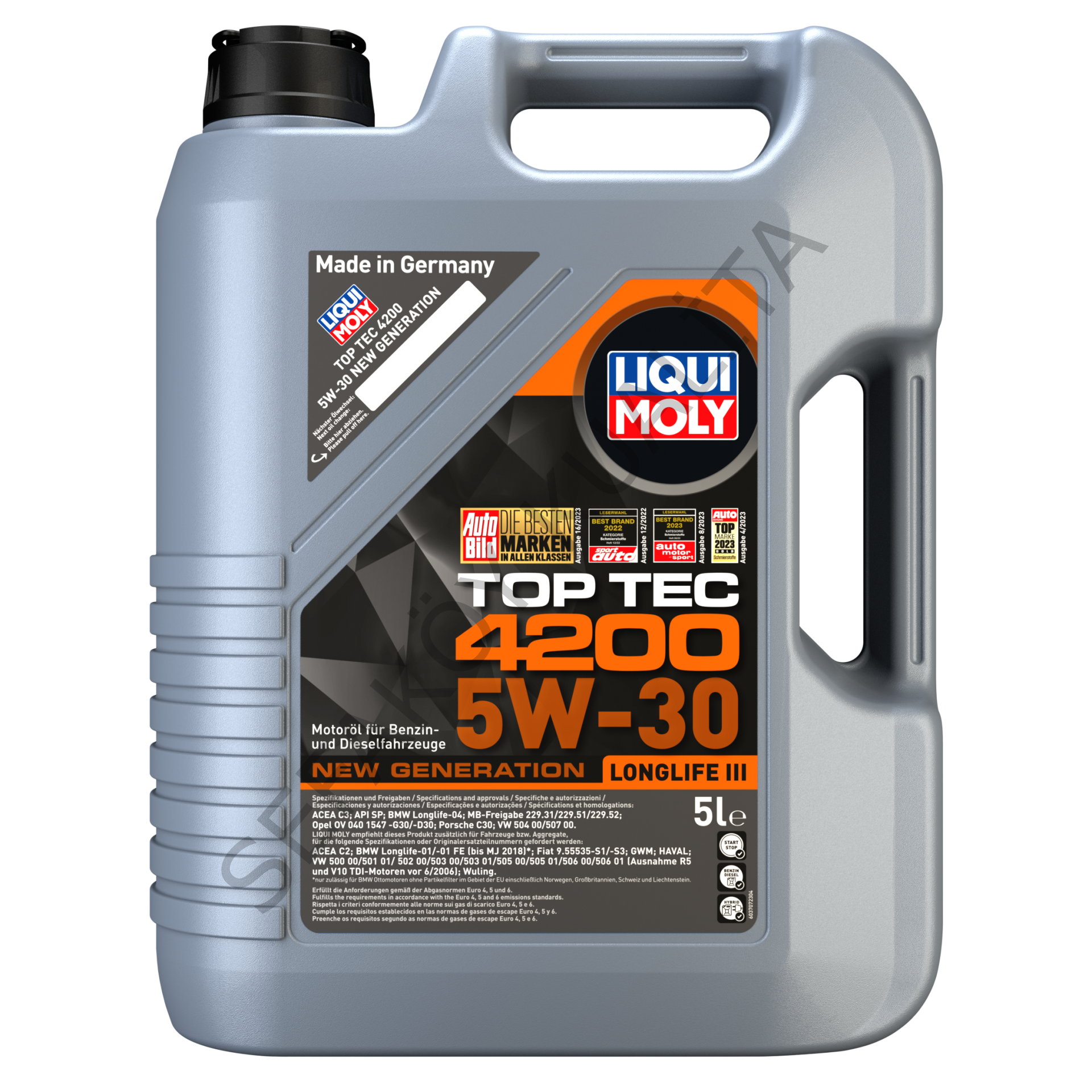 Top Tec 4200 5W 30 Motor Yağı (5 Litre)