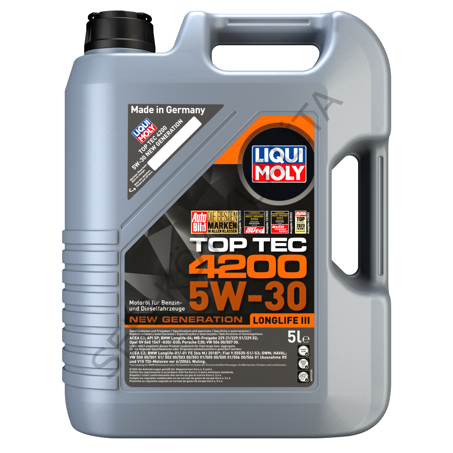Top Tec 4200 5W 30 Motor Yağı (5 Litre)