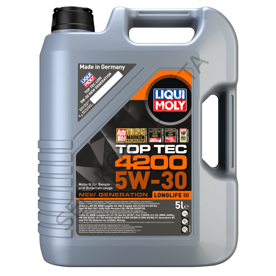 Top Tec 4200 5W 30 Motor Yağı (5 Litre)