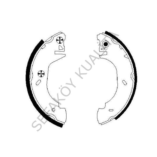 FORD TRANSİT T12 1992-2001 ARKA FREN BALATA TAKIMI