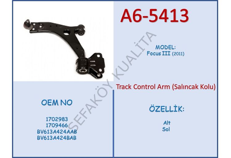FORD FOCUS -C MAX III 2011-18 ÖN ALT SALINCAK SOL