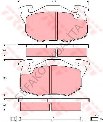 ÖN BALATA  PEUGEOT 106