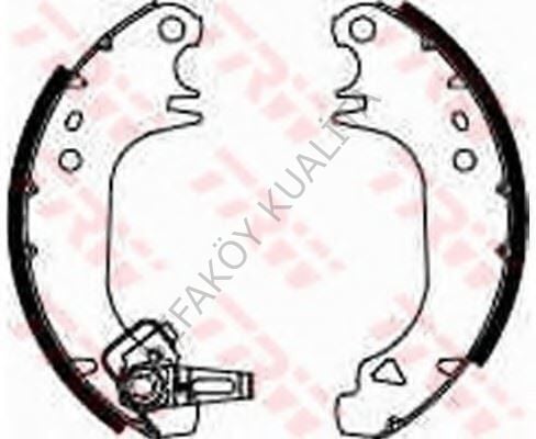 ARKA BALATA PEUGEOT 106-205-309 / CİTROEN SAXO