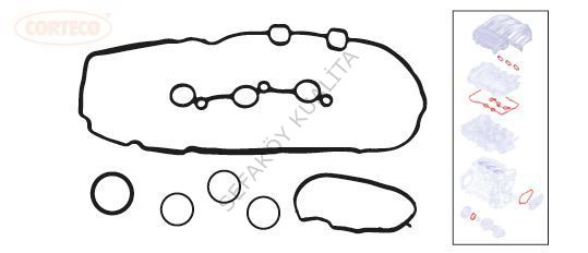 MANIFOLD + UST KAPAK CONTA TAKIMI (PEUGEOT  301 308 T9 208 3008 EB2 C4 CROSSLAND X P17 1.2 VTI)