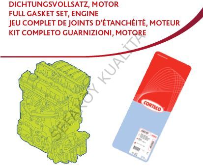 TAM TAKIM CONTA SKC.SIZ (PEUGEOT 306-406 2.0 16V XU10)
