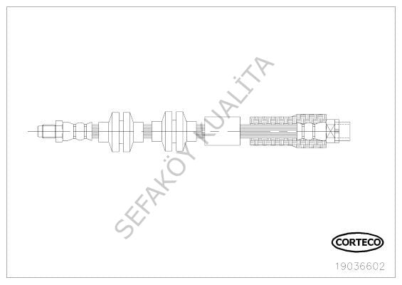 FREN HORTUMU BMW E-87/90/91/92/93 ON