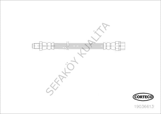 FREN HORTUMU BMW SERIE 1 F20 ARKA